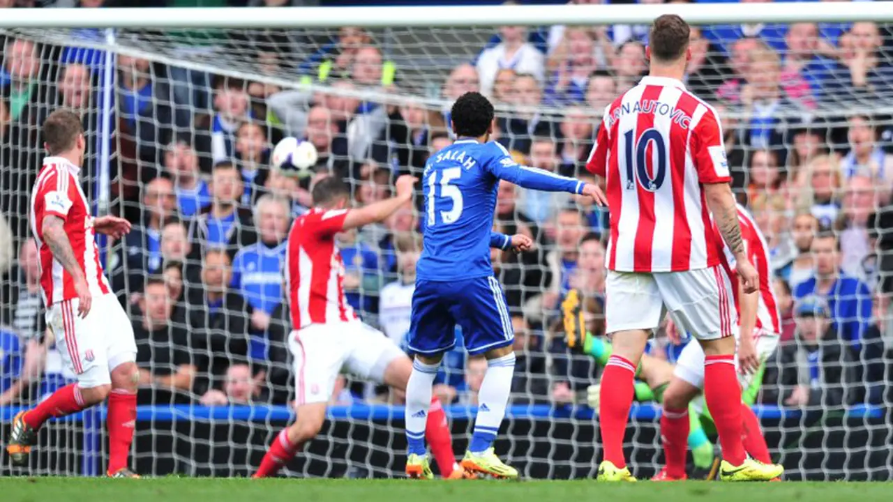 [Half Time] Gol Salah Buat Chelsea Memimpin Atas Stoke