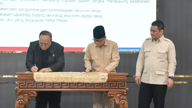 Jalankan Astacita Prabowo, Kemendes-Asprindo Kembangkan Ekosistem Kampung Industri