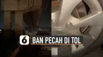 Beredar video puluhan mobil alami pecah ban di tol. Ternyata penyebabnya adalah jalan tol yang berlubang.