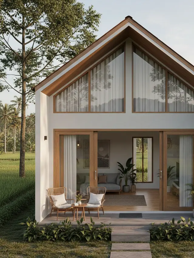 Model Rumah Kecil di Desa