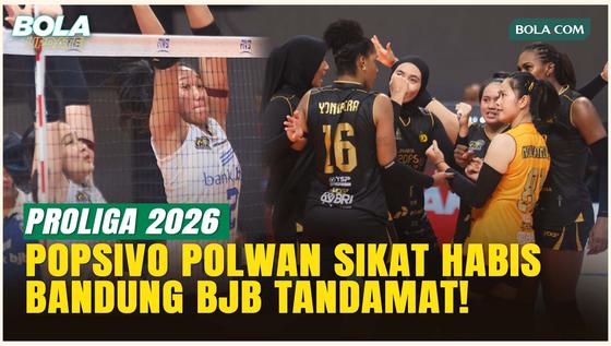 Jakarta Popsivo Polwan Tidak Beri Ampun Bandung BJB Tandamata, Unggul 3-1 Sukses Jaga Trend Positif