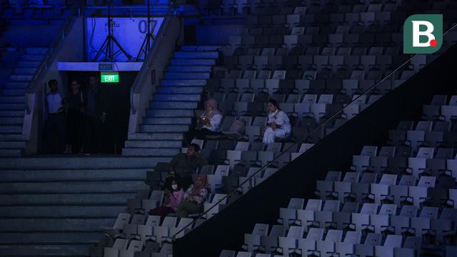 Foto: Kursi-Kursi Kosong di Tribune Istora saat Indonesia Open 2024, Efek Timnas Indonesia?
