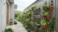 10 Ide Taman Mini di Samping Rumah untuk Lahan Selebar Satu Meter, Solusi Cantik Lahan Sempit