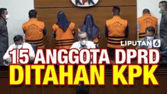 15 orang anggota DPRD Kabupaten Muara Enim, Sumatera Selatan menjadi tersangka kasus suap proyek APBD. Masing-masing anggota diduga menerima fee dari total proyek milyaran Rupiah.