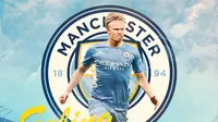 Manchester City - Ilustrasi Erling Haaland (Bola.com/Adreanus Titus)