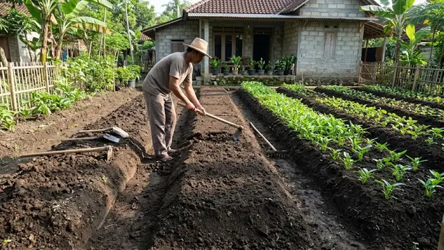 Cara Membuat Bedengan Tanaman yang Benar