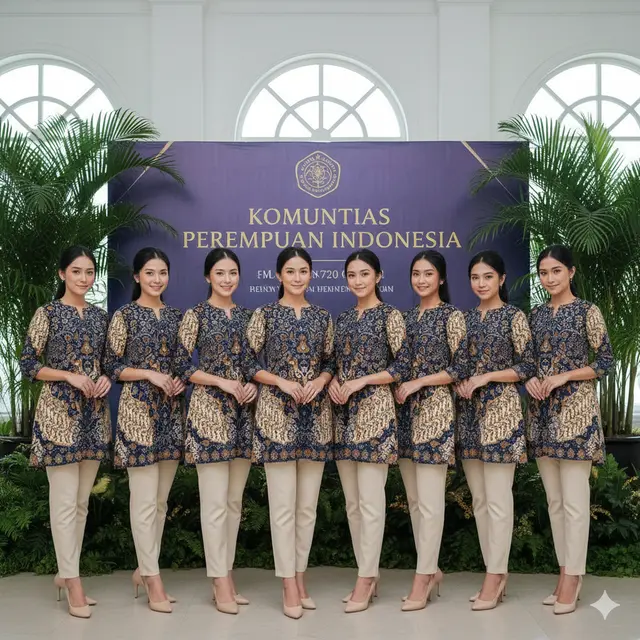 7 Model Tunik Batik Seragam untuk Acara Komunitas Perempuan, Tampilan Serasi dan Anggun