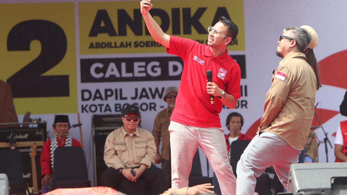 Raffi Ahmad Kampanyekan Adik Iparnya di Kota Bogor: Insya Allah Amanah