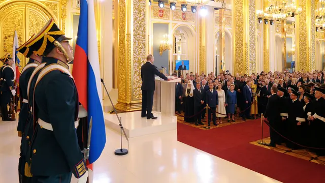 Vladimir Putin Dilantik Jadi Presiden Rusia untuk Periode Keempat