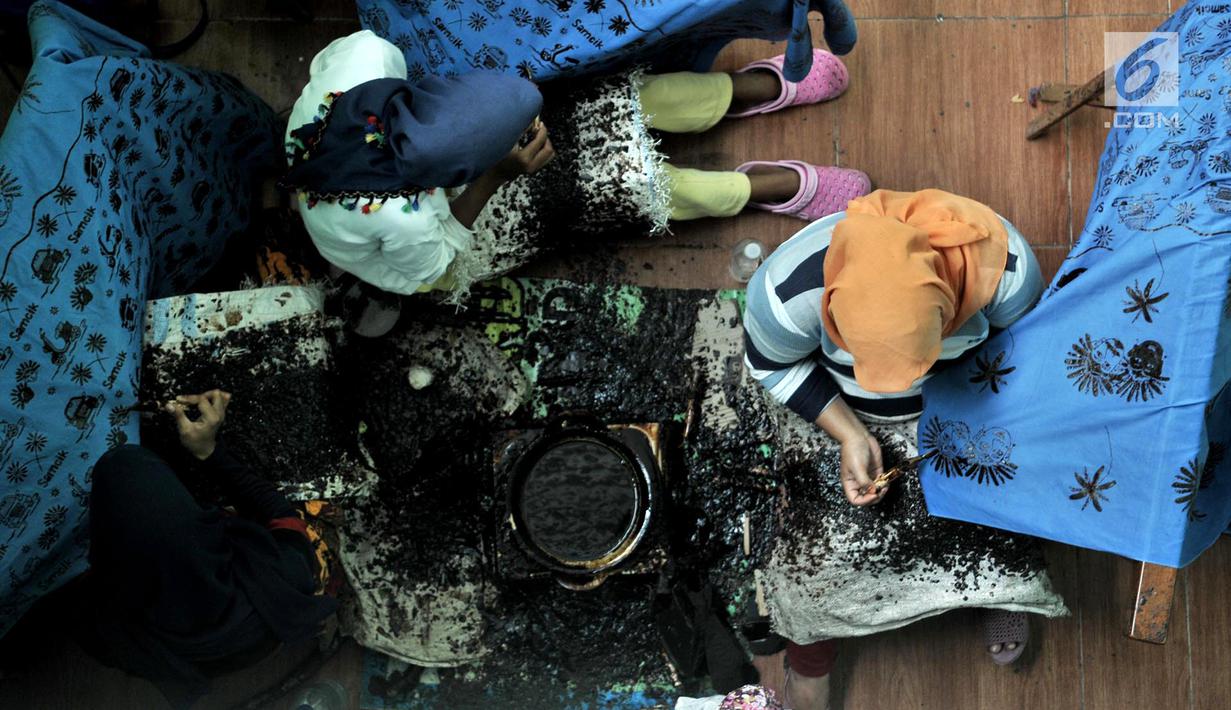 FOTO Mengintip Proses Pembuatan Batik  Betawi di Bekasi  