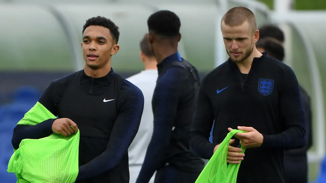 Intip Latihan Timnas Inggris Jelang Hadapi Spanyol