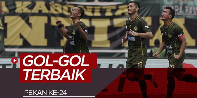 VIDEO: 5 Gol Terbaik Pekan Ke-24 Liga 1 2019