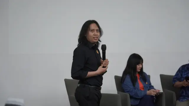 Bintang Rizky Utama sebagai Animation Supervisior film JUMBO. (Foto: Dok. UMN)