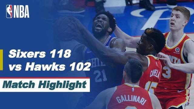Berita video highlights game 2 semifinal wilayah timur NBA Playoffs 2021 antara Philadelphia 76ers melawan Atlanta Hawks yang berakhir dengan skor 118-102, Rabu (9/6/2021) pagi hari WIB.