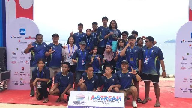 Taklukkan Laut Lampung, Jatim Sabet Juara Umum Kejurnas Akuatik OWS 2025