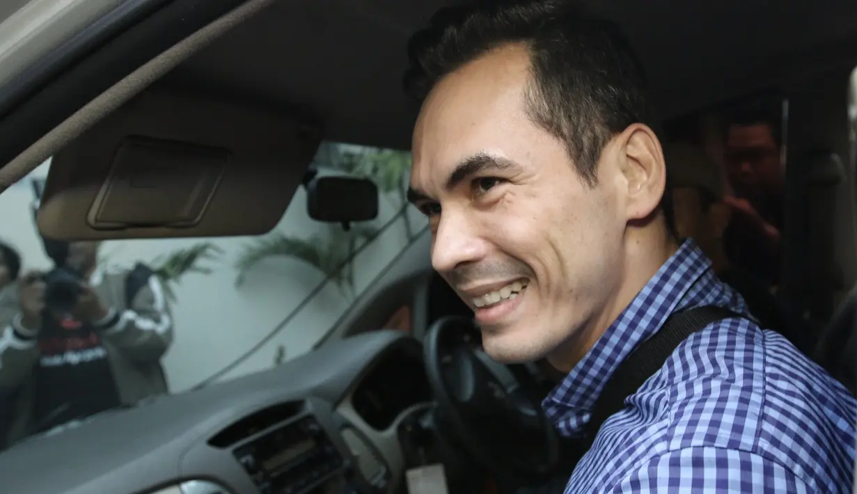 Pertemuan Atalarik Syah dan Tsania Marwa berlangsung di kantor KPAI berlangsung sekitar dua setengah jam. Dari mediasi tersebut, disepakati Tsania akan dipertemukan dengan buah hatinya. (Adrian Putra/Bintang.com)