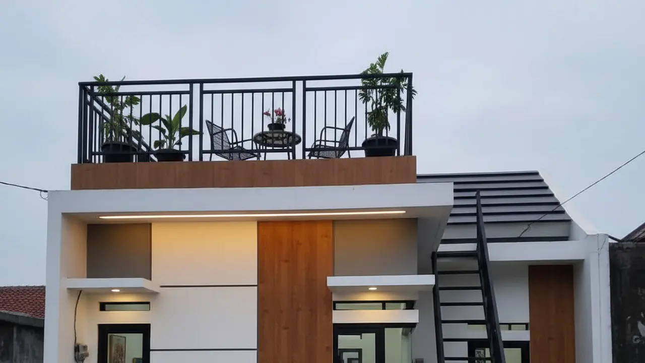 7 Gambar Rumah Kecil Tanpa Halaman yang Tetap Nyaman, Desain Praktis untuk Lahan Terbatas