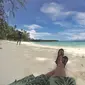 Pantai Kepulauan Tobelo, Maluku. (zhul_gusty/Instagram)