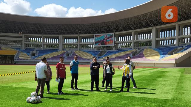 Foto: Tour de Stadium Erick Thohir ke Stadion Manahan, Layak Jadi Venue Final dan Penutupan Piala Dunia U-20 2023