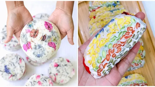 7 Potret Tempe Warna-warni Ini Unik, Bikin Enggak Tega Dimakan