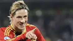 Fernando Torres celebrates after scoring the second goal of the football match of the FIFA Confederations Cup New Zealand vs Spain on June 14, 2009 at the Royal Bakofeng Stadium in Rustenburg. AFP PHOTO/PIERRE-PHILIPPE MARCOU 