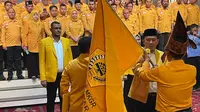 Darma Putra Rangkuti dilantik sebagai Ketua Ormas MKGR Sumut periode 2021-2026 (Reza Efendi/Liputan6.com)