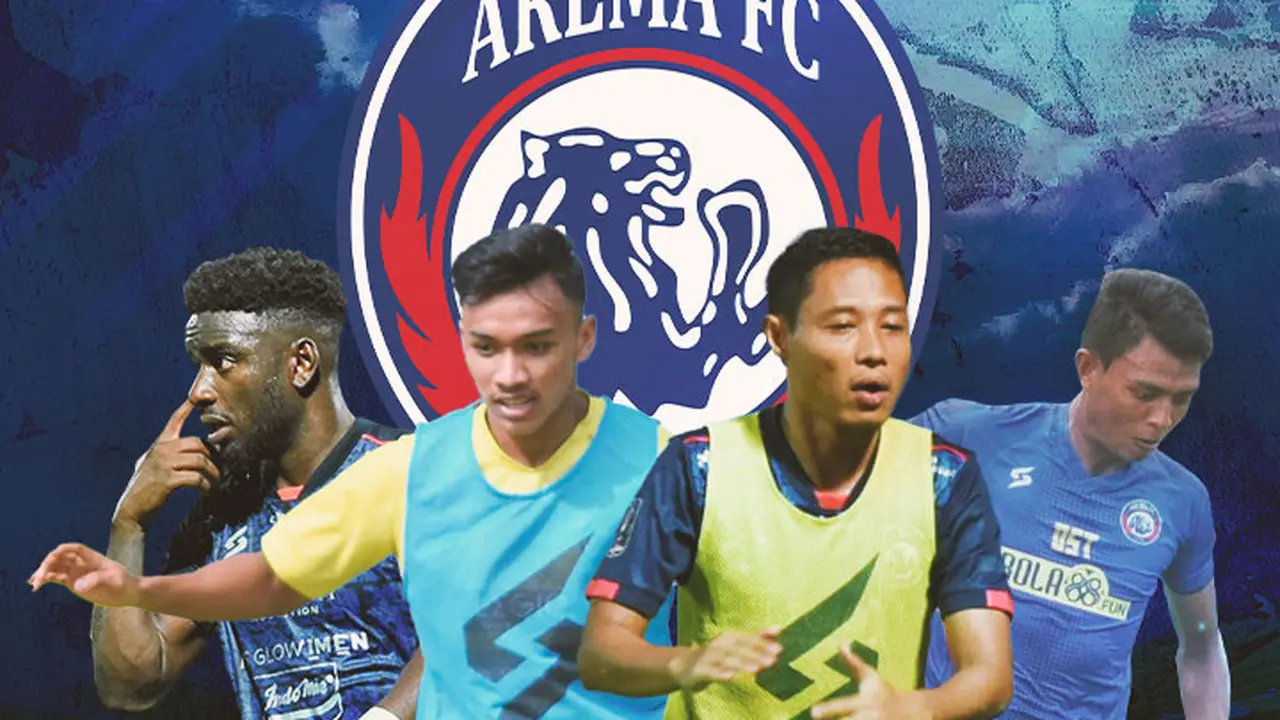 Arema FC - Abel Camara, Arkhan Fikri, Evan Dimas, Dedik Setiawan