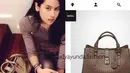 Maudy Ayunda tampil cantik saat mengenakan tas merek Bottega Veneta. Tas  warna cokelat ini berharga Rp 48 juta. (Foto: instagram.com/maudyayunda.fashion)