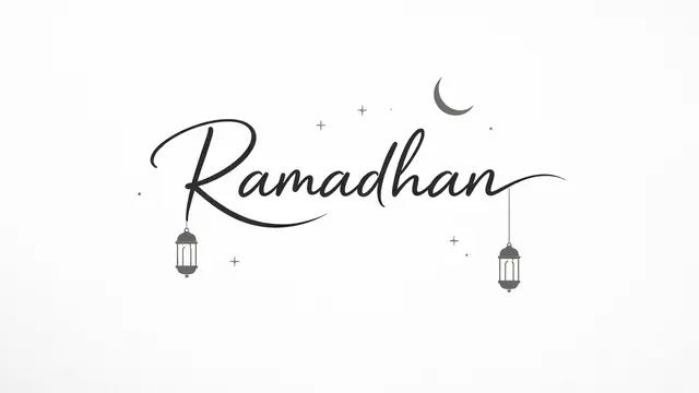 Variasi Tulisan Ramadhan untuk Poster (Foto: ChatGPT)
