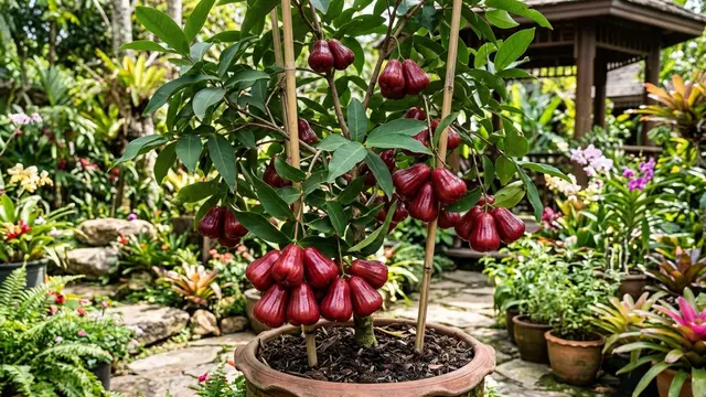 jenis jambu air cepat berbuah di pot