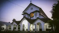 Gereja Santo Antonius Muntilan, Magelang yang memiliki sejarah panjang misionaris di Indonesia. (foto: Liputan6.com/dok.paroki st antonius/edhie prayitno ige)