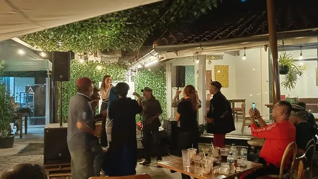 Camila Rasya saat menghibur di acara LMK Pelari Nusantara