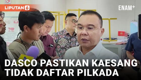 VIDEO: Dasco Pastikan KIM Plus Tetap Solid di Pilkada 2024
