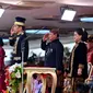 Presiden Jokowi bersama Ibu Negara Iriana Jokowi, Menhan sekaligus Presiden Terpilih 2024-2029 Prabowo Subianto, dan Ketua DPR Puan Maharani saat Upacara HUT ke-79 Kemerdekaan RI di IKN, Kalimantan Timur. (Foto: Istimewa)