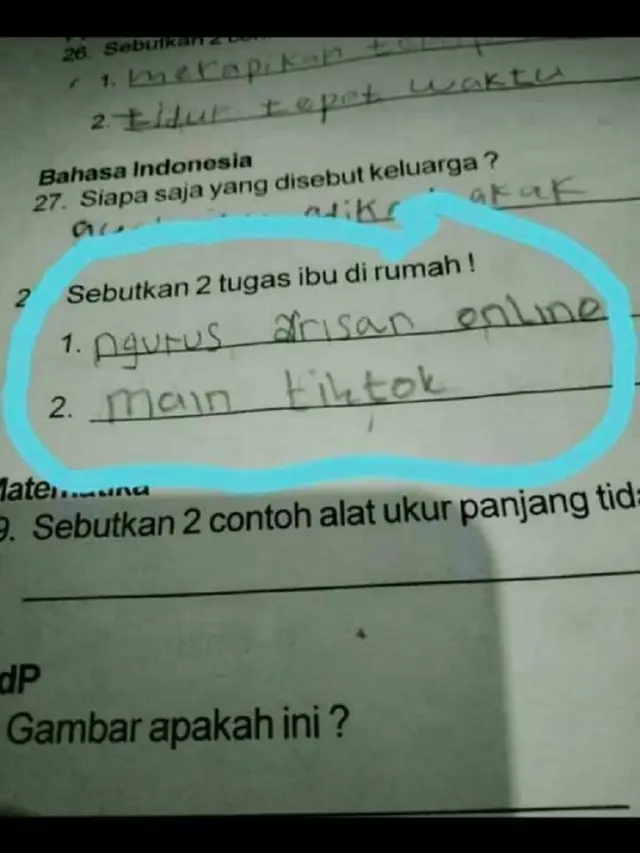 jawaban kocak bocah