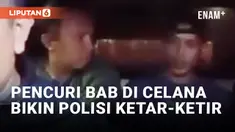 Sedang Digelandang Polisi, Pencuri Malah BAB di Celana