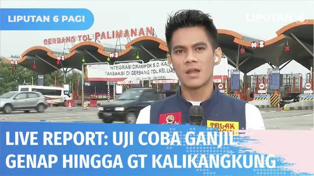 Sekitar tol Palimanan jumlah kendaraan mengalami peningkatan cukup signifikan dibandingkan dengan beberapa hari terakhir. Secara kasat mata jumlah kendaraan lebih banyak pada pagi hari, utamanya didominasi kendaraan pribadi dengan plat asal Jakarta.