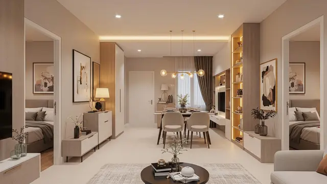 Desain Rumah Petak Tipe 21 tapi Tetap Terasa Lega dan Privat