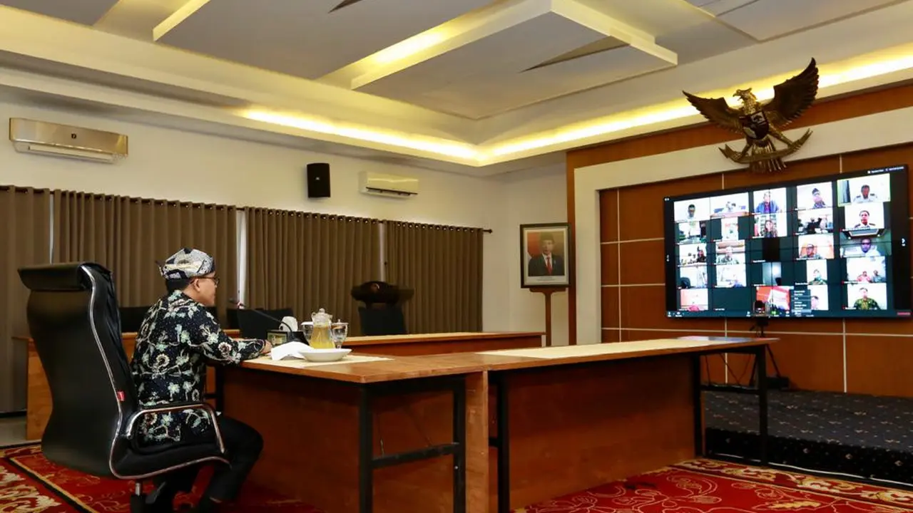 Rapat Online Bupati Banyuwangi