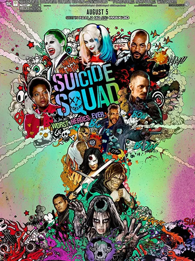 Poster film Suicide Squad. (Foto: Dok. Warner Bros.)