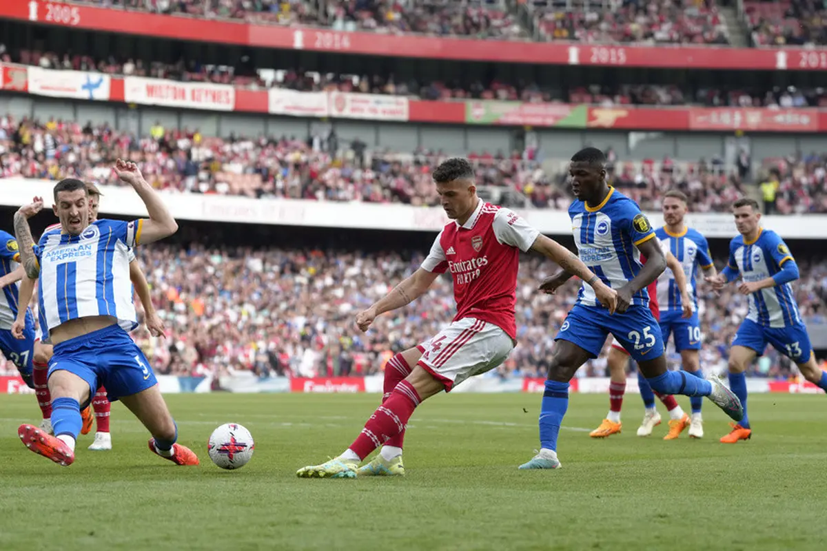Hasil Liga Inggris: Arsenal Dipermalukan Brighton and Hove Albion di Emirates Stadium