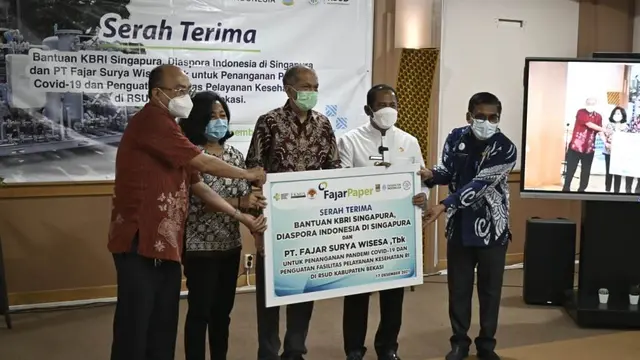Kolaborasi dengan KBRI dan Diaspora Singapura Donasikan Oxygen Generator dan Kompresor untuk 12 RS