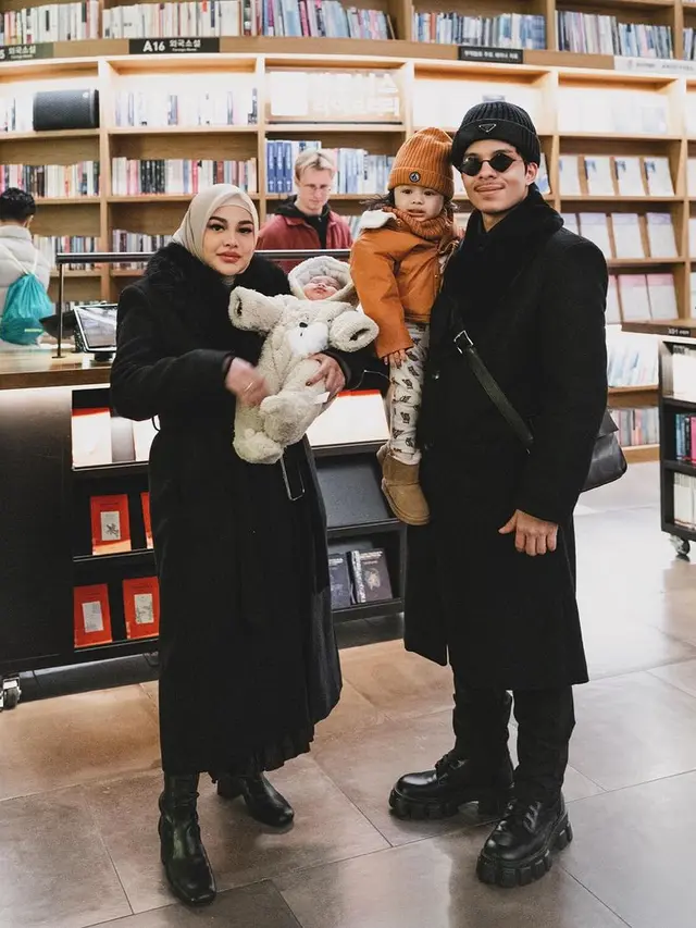 8 Potret Gaya Liburan Musim Dingin Aurel Hermansyah di Korea Selatan, Tampil Stylish dengan Coat