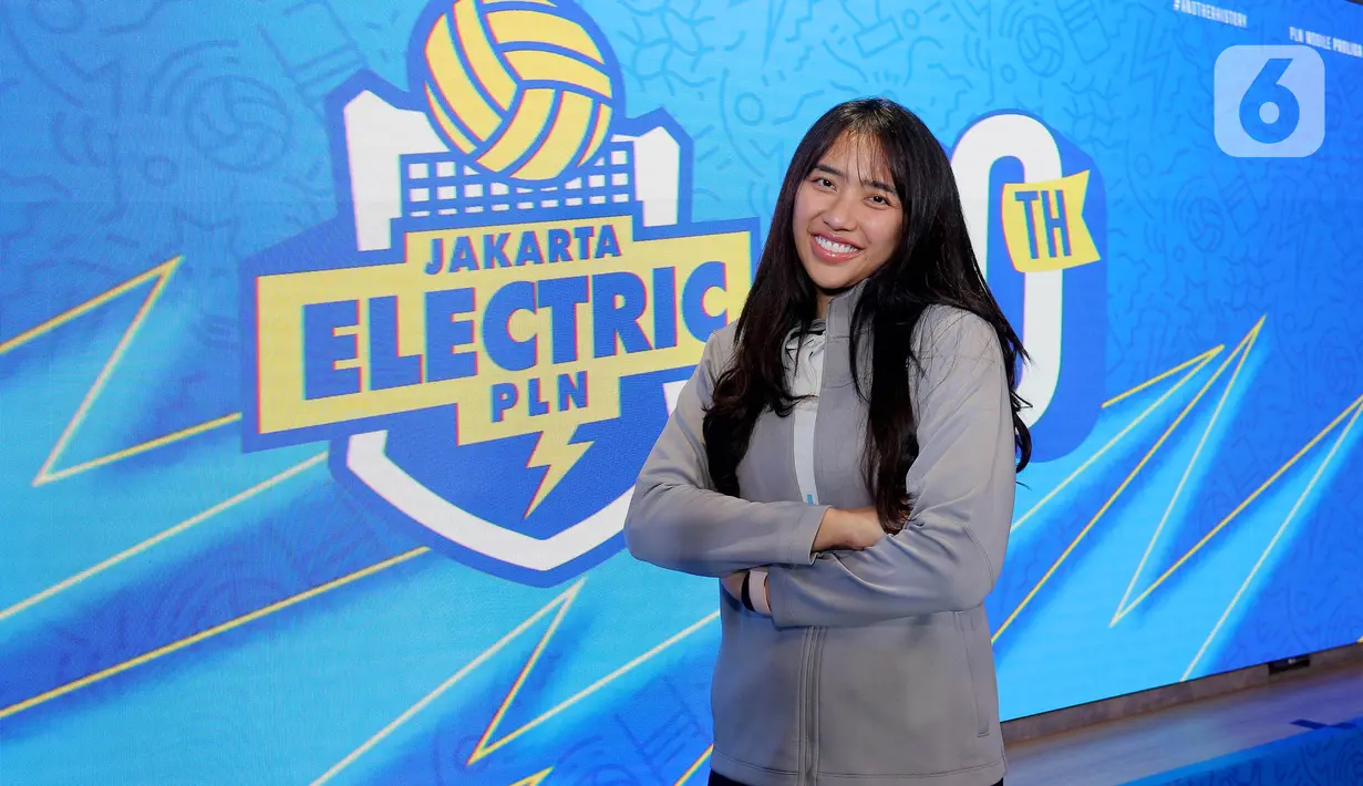 Salah satu pemain senior yang bergabung dalam tim putri Jakarta Elektrik PLN adalah Yola Yuliana. (Bola.com/M Iqbal Ichsan)
