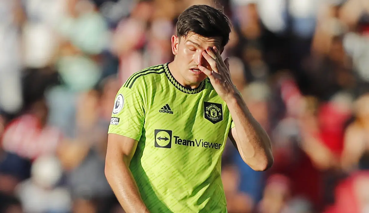 Sebelumnya Manchester United juga takluk 1-2 saat menjamu Brighton di Stadion Old Trafford. Bagi MU, ini menjadi kekalahan beruntun di Liga Inggris 2022/2023. (AFP/Ian Kington)
