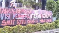 Demo HMI di KPK (Liputan6.com/ Putu Merta Surya Putra)