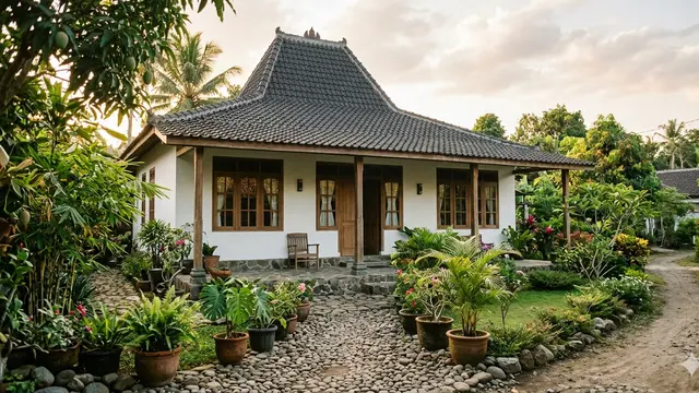 Desain Rumah Tempo Dulu yang Tetap Minimalis. Gemini