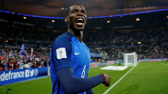 Pogba Cetak Gol, Prancis Menang Tipis Atas Swedia