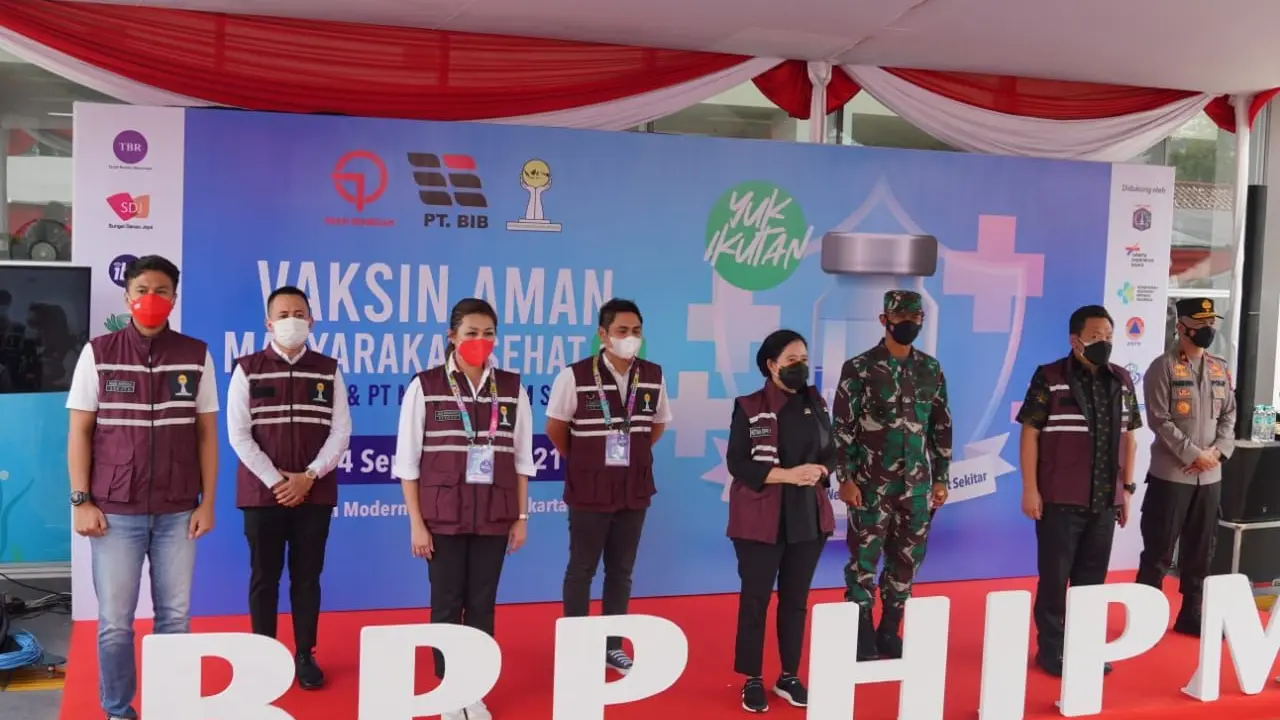 Himpunan Pengusaha Muda Indonesia (HIPMI) Adakan Vaksinasi Massal