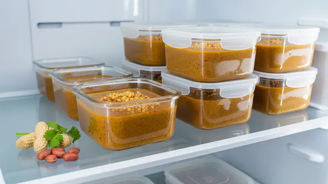Penyimpanan Bumbu Sate Kacang Santan